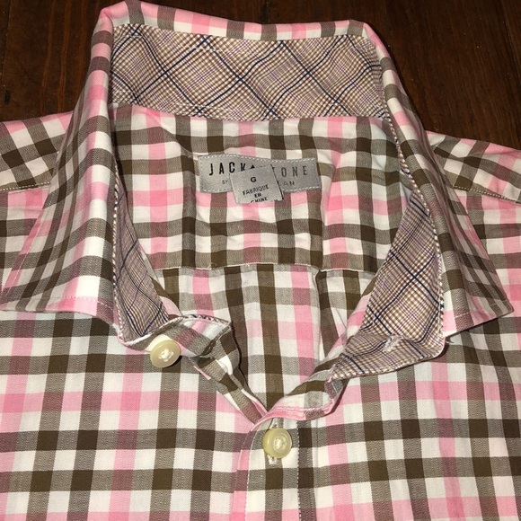Jack Stone by Thomas Dean plaid button down shirt - Picture 2 of 5